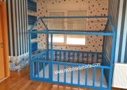 Mobilyadamoda Tasarımı Montessori Ev Çatılı Yer Yatağı