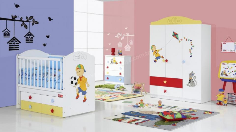 CAİLLOU BEBEK ODASI 3KP