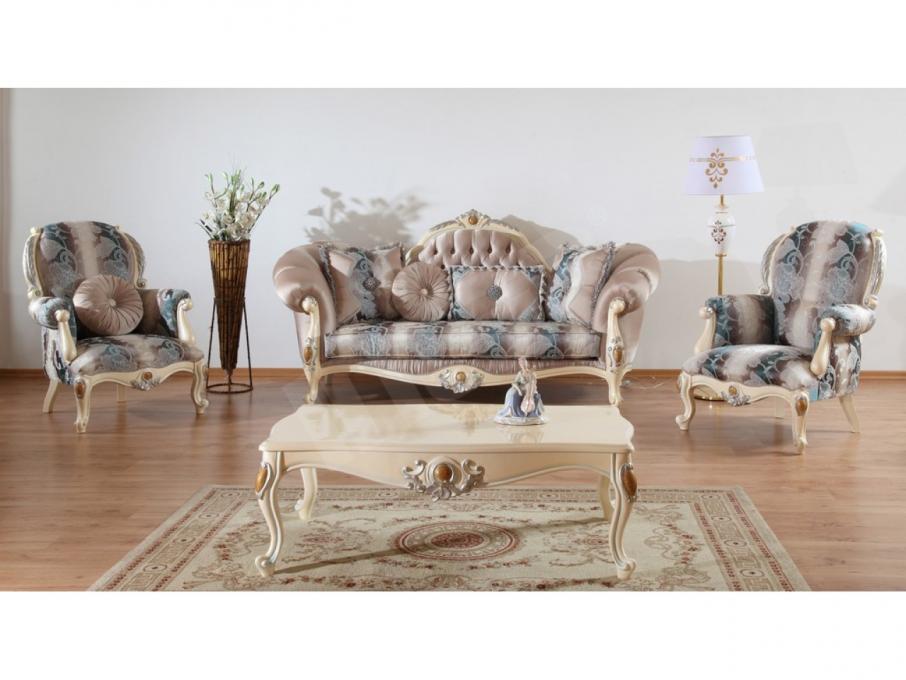 Taçlı Klasik Lüks Oturma Grubu | 444 7 880