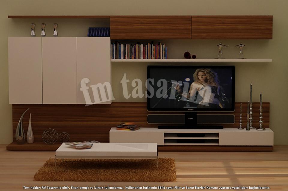 larç abd ceviz tv ünitesi