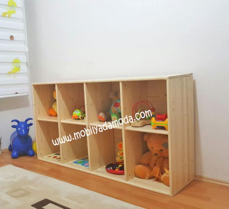 Bebek Odası Montessori Raf Oyuncak Rafı Oyuncak Dolabı