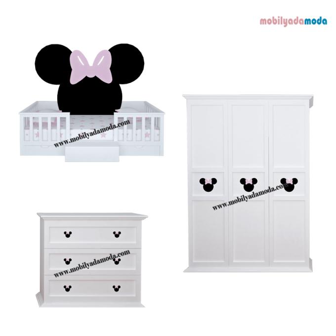 Minnie Mouse Konsept Çocuk Odası