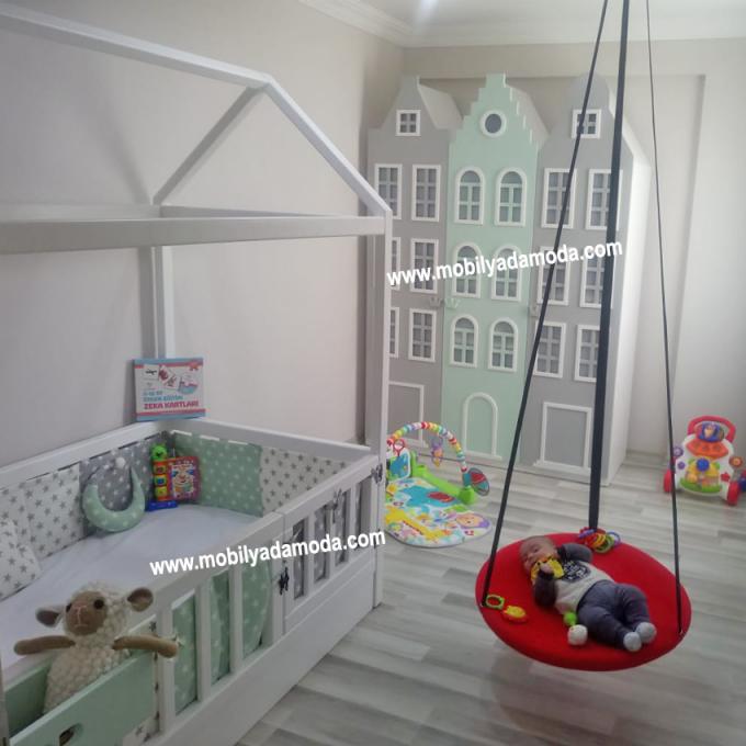 Montessori Yataklı Bebek Odası
