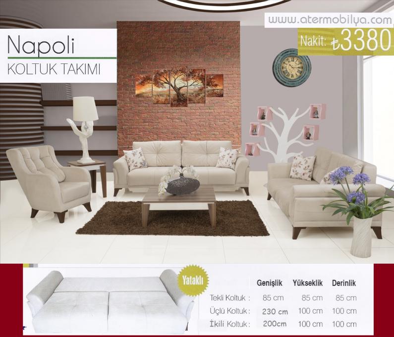 NAPOLİ KOLTUK TAKIMI 3.380TL
