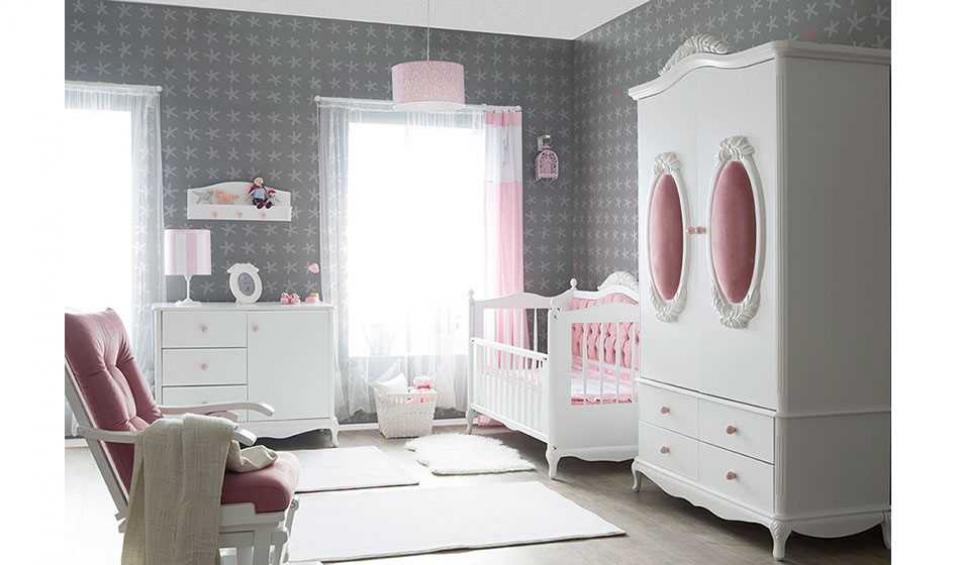 İnegöl Mobilya Garland Bebek Odası Pembe