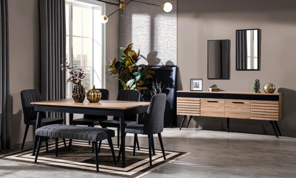 Venedik Modern Yemek Odası Takımı