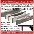 entegre alüminyum kulp